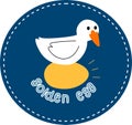 The Goose and the GoldenÃÂ Egg Royalty Free Stock Photo